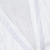 Solid White V-neck Cover-up Dress